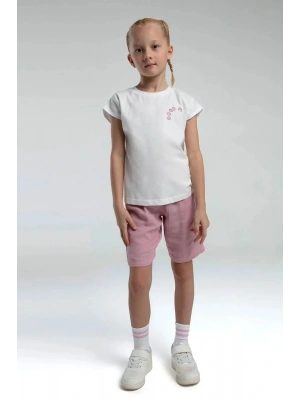 KIZ ÇOCUK BERMUDA TAKIM - Beyaz