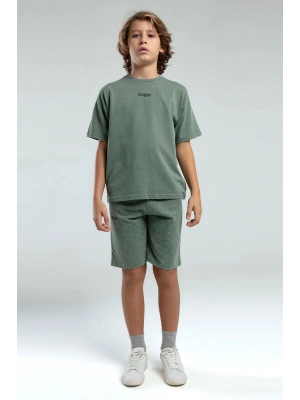 Erkek Yeşil Bermuda Takım