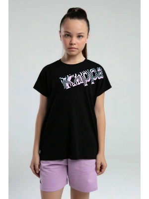 Kız Çocuk Siyah Tişört