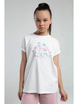 Kız Çocuk Beyaz Tişört