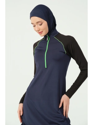 Toplamalı Spor Tesettür Mayo