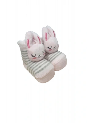 Kız Bebek Pembe Çıngıraklı Çorap