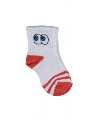 Organik Çorap Soket Kısa Eyes Kiremit