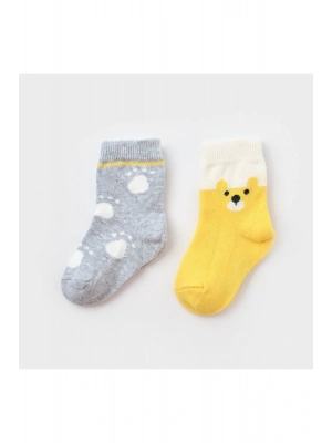 Happy Bear 2li Bebek Çorabı 68413