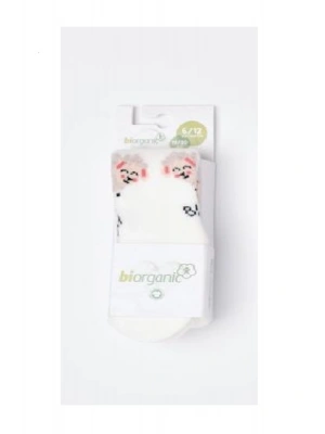 Biorganic Mom And Dad Havlu Külotlu Çorap 68418 Ekru