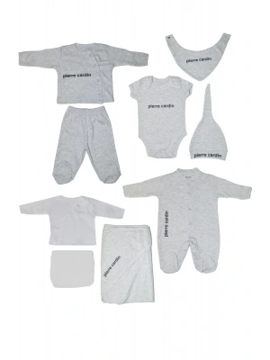 %100 Pamuklu Yenidoğan Hastane Çıkış Seti 10lu 303540