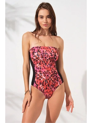 Maria Parçalı Soft Straplez Mayo Blush DLX-231123