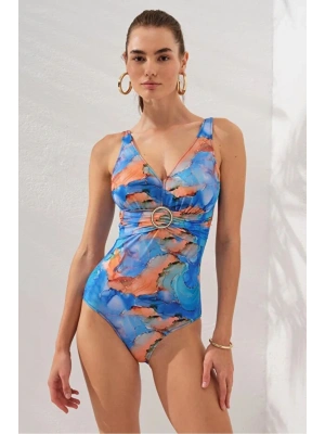 Stella V Yaka Tokalı Korseli Mayo Marbel DLX-231133