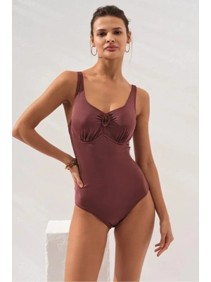 Riva Balenli Büyük Beden Mayo DLX-231129