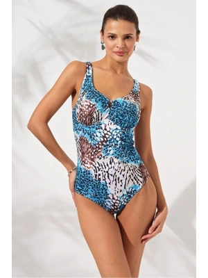 Riva Balenli Büyük Beden Mayo Ocean DLX-231129