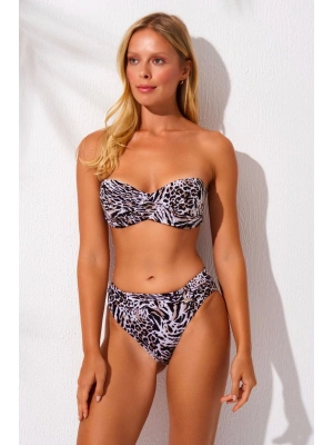 2025 Yaz Yeni Sezon Kaplı Straplez Bikini Takımı