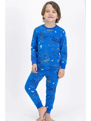 Rolypoly Space Mavi Erkek Çocuk Pijama Takımı