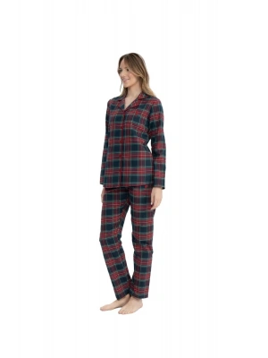 Orijinal Lisanslı Kadın Lacivert Boydan Patlı Pijama Takımı  17130