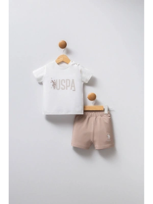 U.S. Polo Assn Erkek Bebek Beyaz Takım