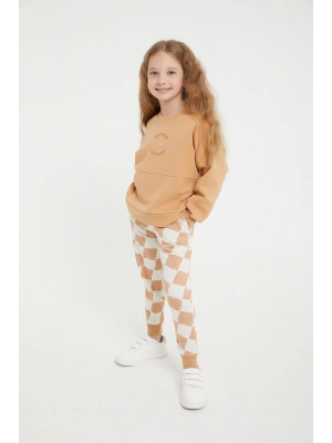Rolypoly Wild Stylish Camel Kız Çocuk Eşofman Takım