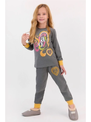 U.s. Polo Assn Stay Cozy Antramelanj Kız Çocuk Pijama Takımı