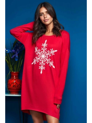 Kadın Kırmızı Elbise Sweat 8654