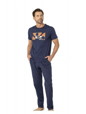 6076 Penye Kısakol Pijama Takım