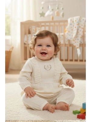 Feelıng Sweatshırt and Trousers 2li Bebek Takımı 59823
