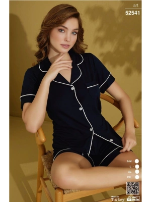Kısa Kollu Pijama Takımı