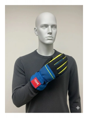 9-15 Yaş Su Geçirmez Unisex Çocuk Kar Kayak Eldiveni K422-8