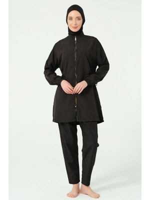 Arkası File Detaylı Tesettür Mayo DLX-25282