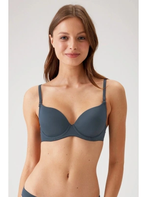 Balenli Desteksiz Micro Sütyen Antrasit 6000