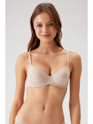 Balenli Desteksiz Micro Sütyen Kadın Ten 6000