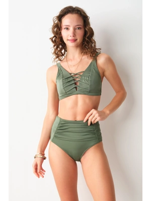 No Gossip Dolores Toparlayıcı Bikini Tek Üst Haki 249124