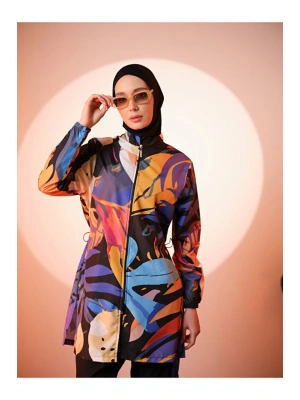 Sienna Desenli Tesettür Mayo DLX-25279