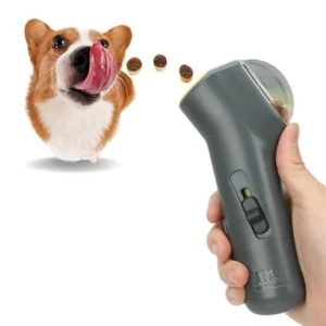 ANTIKBEDESTEN® Kedi ve Köpekler İçin Hazneli Mama Fırlatma Oyuncağı Yem Atıcı Aparat