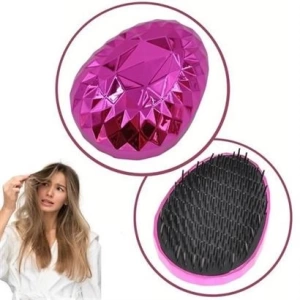 ANTIKBEDESTEN® Neon Pembe Düzleştirici Tarak Geniş Aralıklı Her Saç Tipine Uygun Fırçalı Saç Düzleştirici