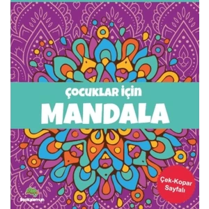 Çocuklar için Mandala - Mor