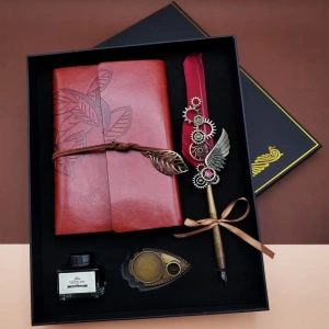 Divit Hokka Defter Ve Tüylü Kalem Seti