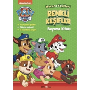 Paw Patrol Macera Kaşifleri Renkli Keşifler Boyama Kitabı