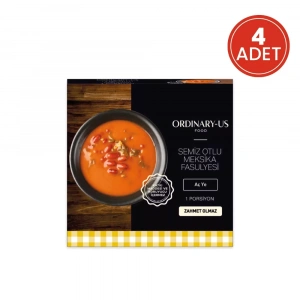 SEMİZ OTLU MEKSİKA FASÜLYESİ ÇORBASI 4LÜ HAZIR YEMEK