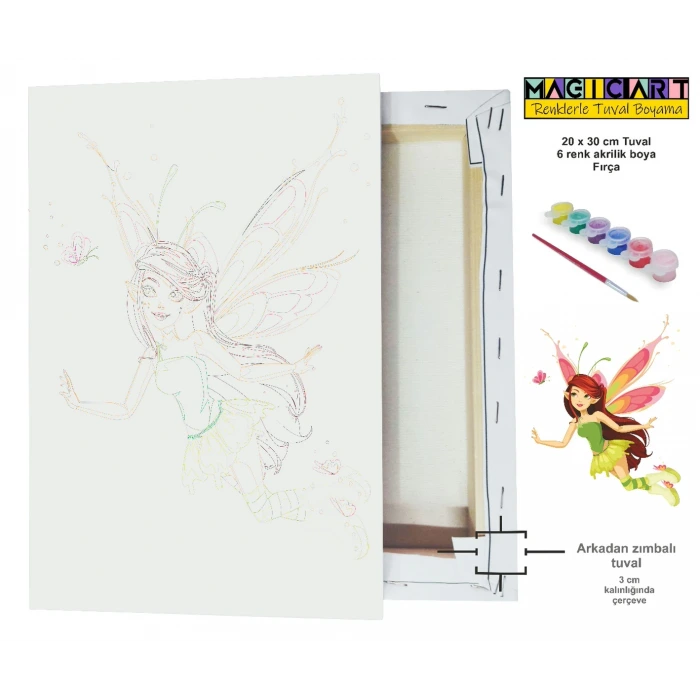 Magic Art Peri Renklerle Boyama Seti