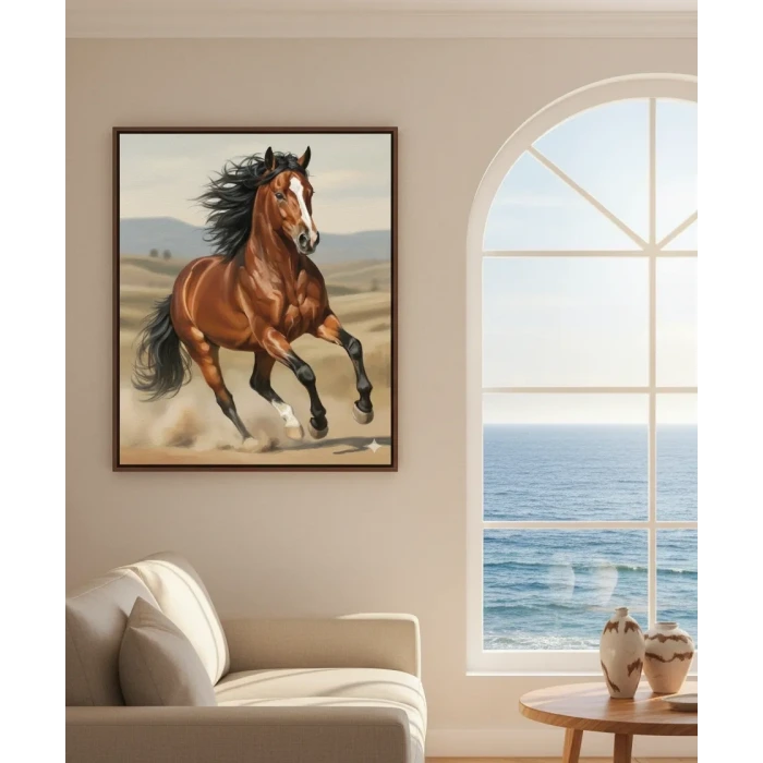 Magic Art Sayılarla Tuval Boyama At