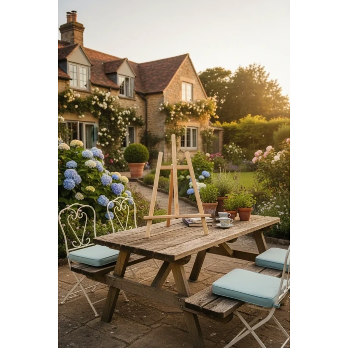 Magic Art Masaüstü Lüks Çam Şövale 38 cm