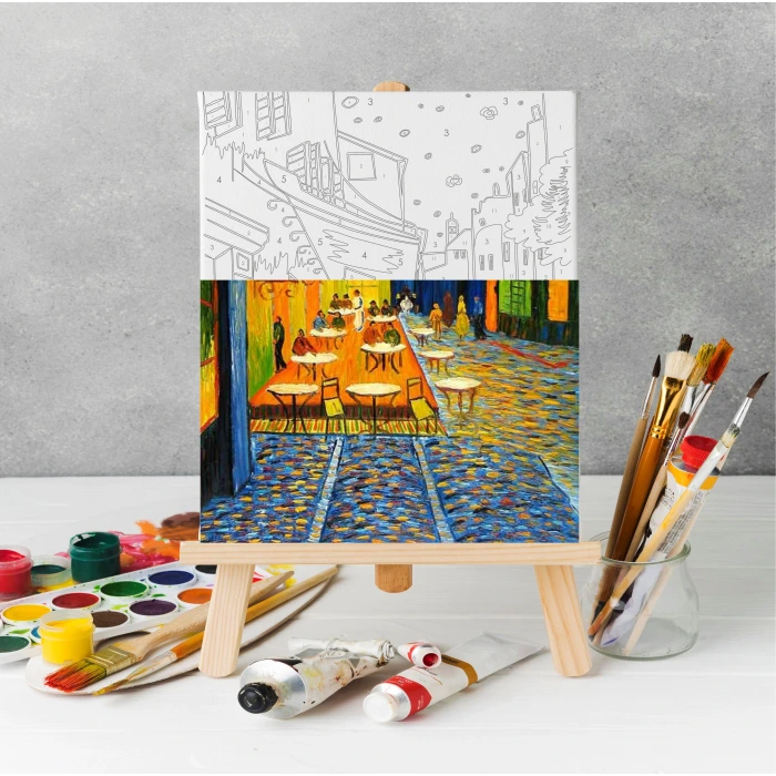 Magic Art Sayılarla Boyama 40x50 cm Van Gogh Gece Kahvesi