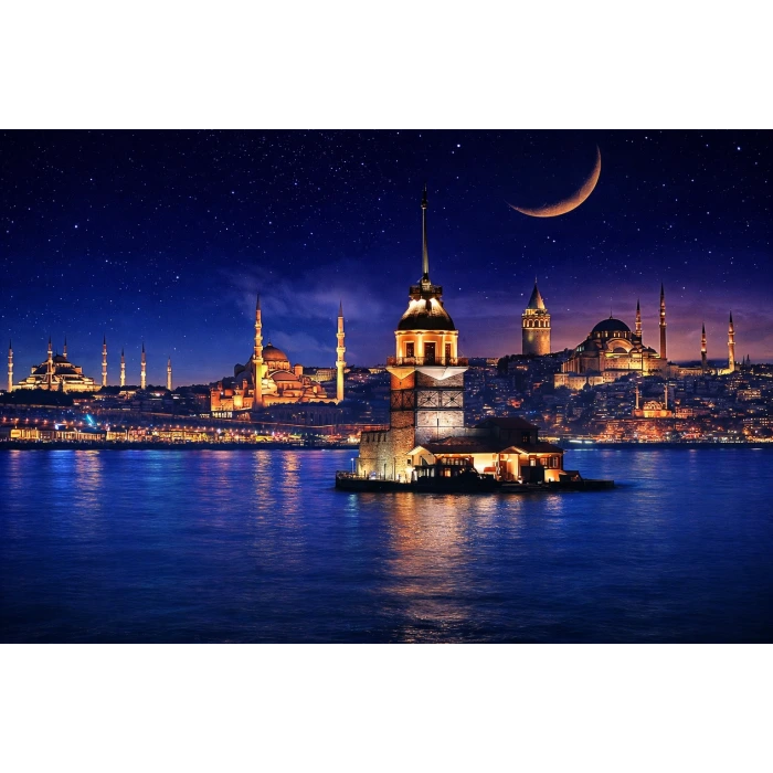 Magic Art Sayılarla Boyama 40x50 cm Kız Kulesi