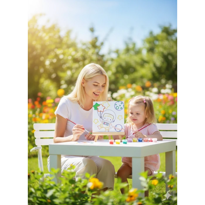 Magic Art Astronot Boyama Seti