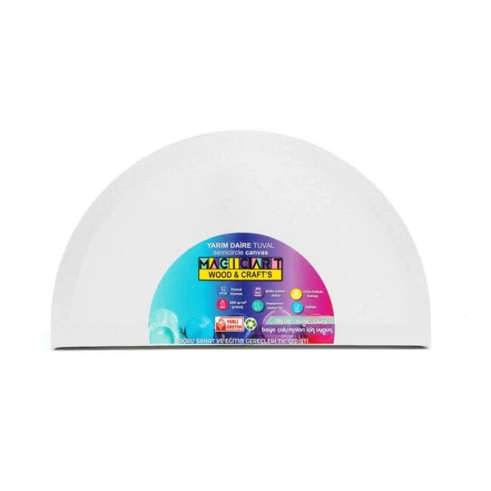 Magic Art DYT25 Yarım Daire Tuval 25 cm