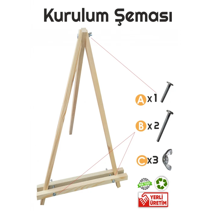 Magic Art Masaüstü Akrobat Şövale 45 cm
