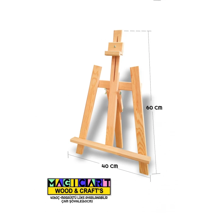 Masaüstü Çam Şövale 60 cm