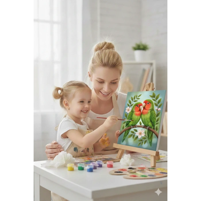 Magic Art 20x20 cm Renklerle Tuval Boyama Seti