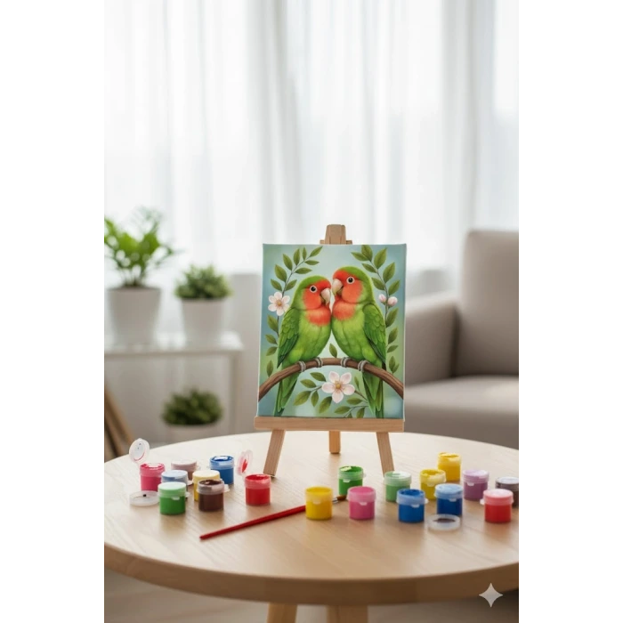 Magic Art 20x20 cm Renklerle Tuval Boyama Seti