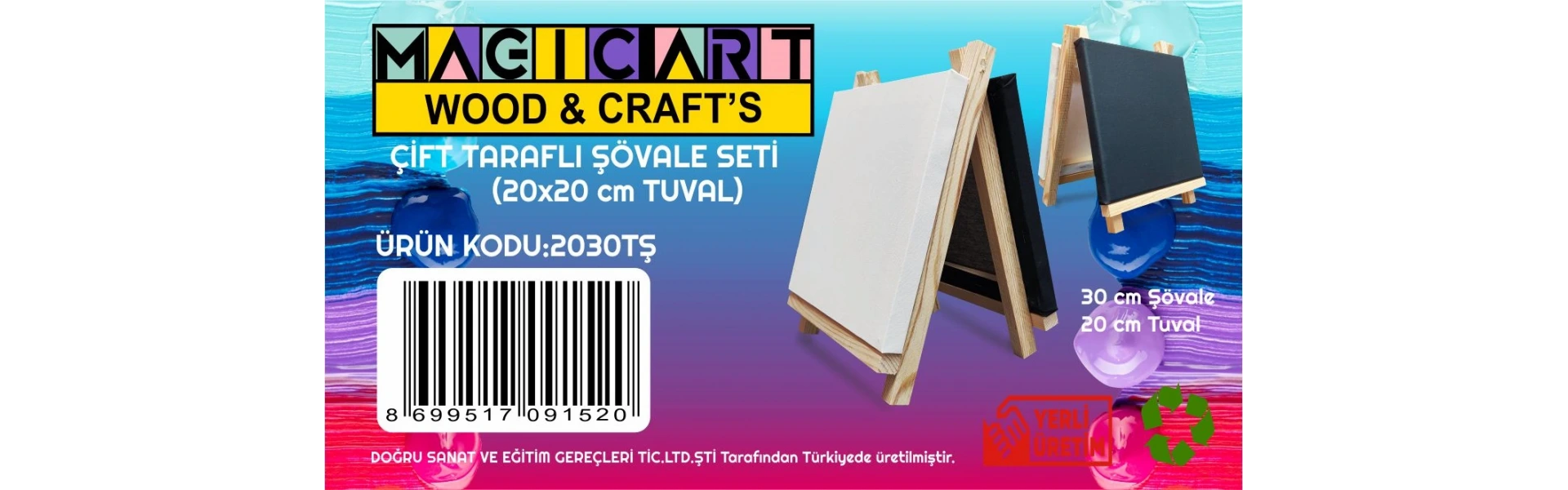 Çift Taraflı Boyama Seti