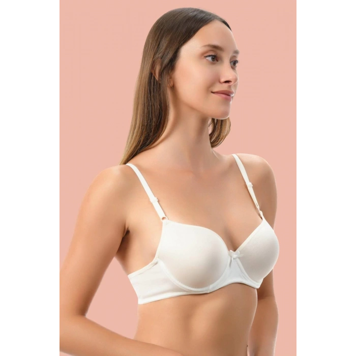 Aria s Closet Beyaz Dolgusuz Mikro Tek Sütyen