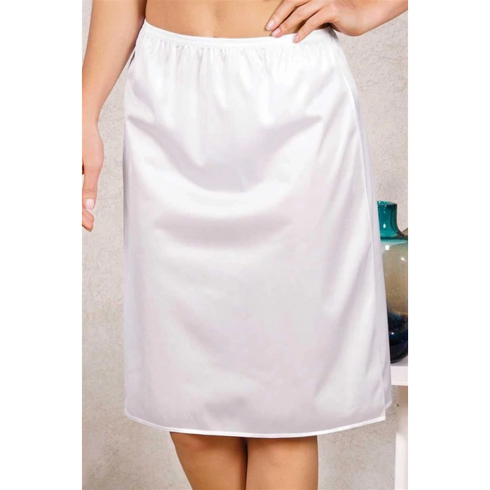 Arias Closet Polyamid Kumaşlı Diz Altı Uzun Etek Altı Jüpon